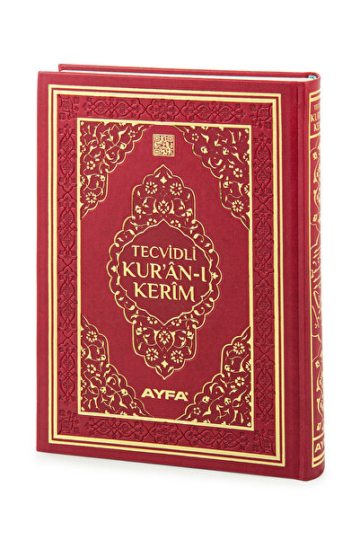 Ayfa Basın Yayın Tecvidli Kuranı Kerim - Termo Deri - Rahle Boy - Bordo Renkl...