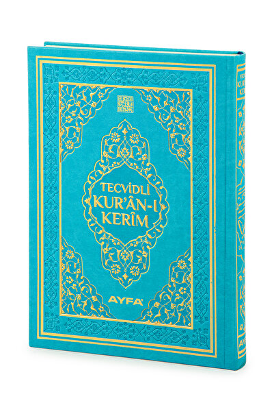 Ayfa Basın Yayın Tecvidli Kuranı Kerim - Termo Deri - Orta Boy - Mavi Renkli ...