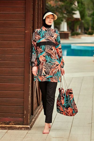 Riva Mera R2409 Μοντέλο Ολόσωμο Καλυμμένο Μαγιό Hijab