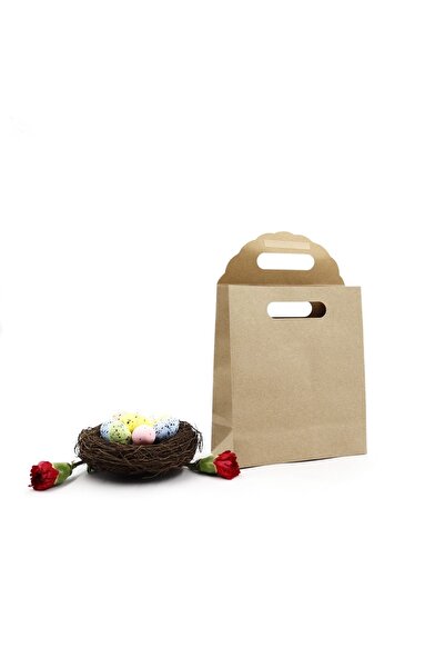 repro design Zarf Model Yapışkanlı Hediyelik Karton Poşet 1 Adet 18 X 21 X 8 Cm Hediye Kutusu