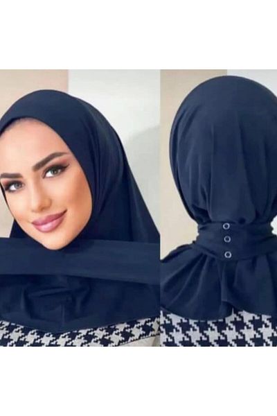 avzen şal Καπέλο Li Hijab με κουμπωτά