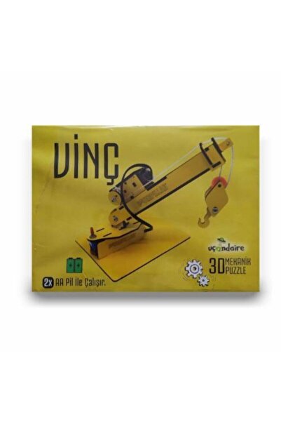 Azim Dağıtım 3d Mekanik Yapboz Demonte Robotik Vinç