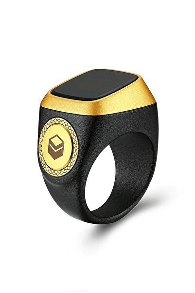 ihvan online Ezan Okuyan Dijital Yüzük Tesbih Zikirmatik - Siyah