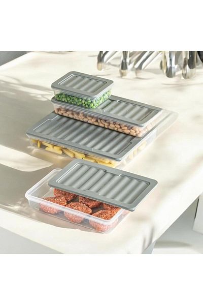 ÇERÇİ MELEK 9-Pack Storage Containers Suitable for Microwave and Deep Freezer