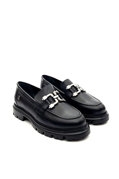 Venüs 2412906 K Women's Genuine Leather - Buckle Thick Sole Loafer