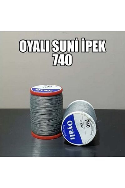 OYALI ΤΕΧΝΗΤΟ ΜΕΤΑΞΩΤΟ ΝΟ:740 - Κλωστή κεντήματος 4 στρώσεων