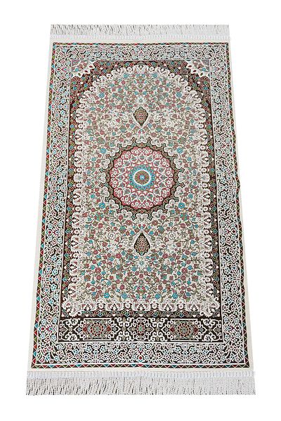 İhvan Ultra Luxury Chenille Prayer Rug Cream - Authentic