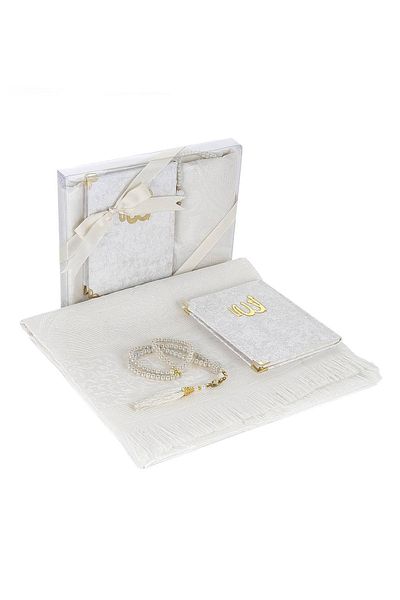 ihvanonline Luxury Dowry Worship Set - Cream Color