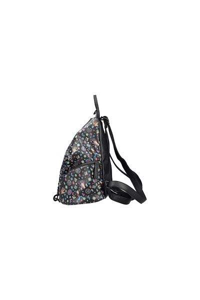 Rieker Schwarze Handtasche