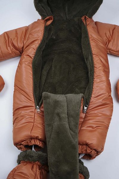 PODIUM GYM Special Series Does Not Leave Stains and Traces Rain and Cold Proof Wool 100% cotton Gilded Hooded Cosmonaut Jumpsuit