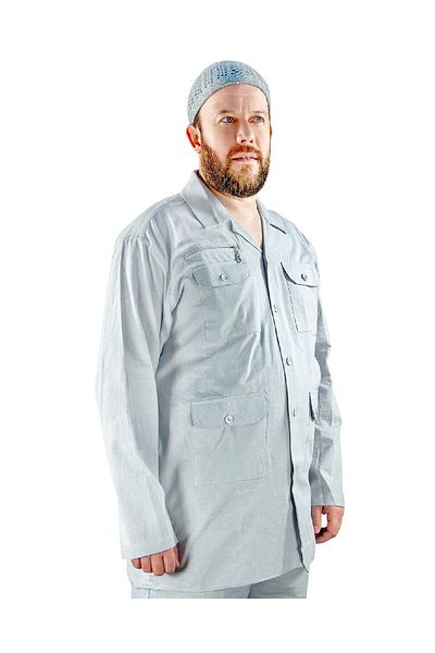 İhvan Ανδρικό κοστούμι Safari Grey - 1174