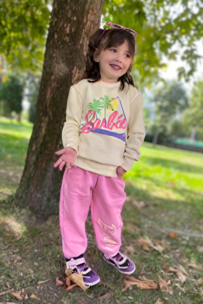 MAXI DRY Girl's Winter Two-Piece Set, 3-Thread Rastered, Sweat Tracksuit, 3-1...
