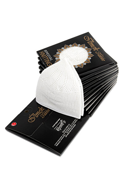 ihvan online Bowknot Prayer Skull - White - Quantity