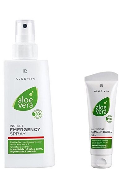 LR Aloe Vera Acil Yardım Spreyi 400 Ml + Aloe V. Konsantre Jel 100 Ml
