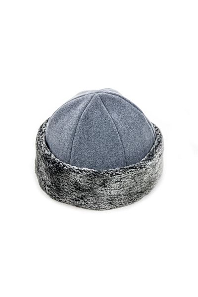 İhvan Gray Ertugrul Börk Hat - Stamped Börk Beret