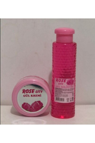 rosecity Rose City Gül Kolonyası 240 ml Alana Rose City Gül Kremi 135 Ml Hediye