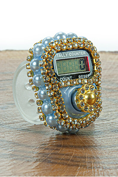 ihvan online لؤلؤة مفصلة مرصعة بالأحجار Zikrmatik Blue