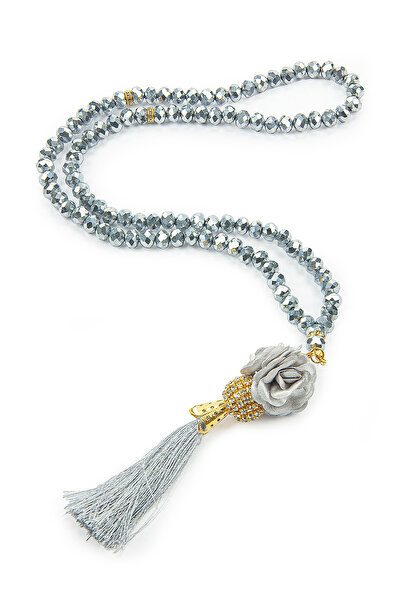 ihvan online Rose Tassel Detailed Crystal Looking 99 Pieces Hajj Umrah Gift R...