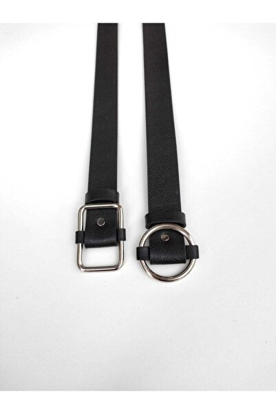 Gradelli Kadın Kemer 2 Li Dikdörtgen Ve Yuvarlak Toka