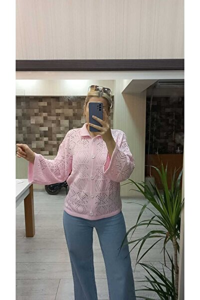 Get Crazy Cardigan de tricotaj pentru damă - Design cu nasturi