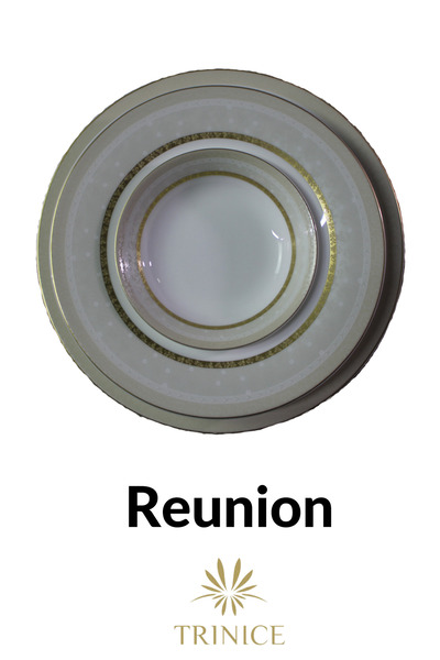 Trinice Bone China 90 Parça Reunion Porselen Yemek Takımı - Zarif Tasarım ve ...