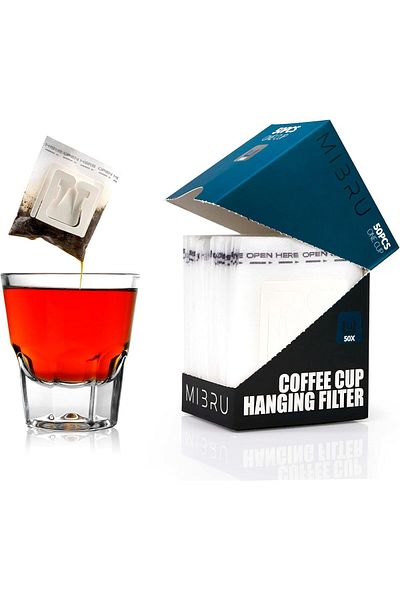 MIBRU Coffee paper filter with holders 50pcs
