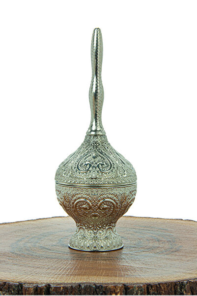 ihvan online Güldanlık - Gül Suyu Şişesi - Gümüş