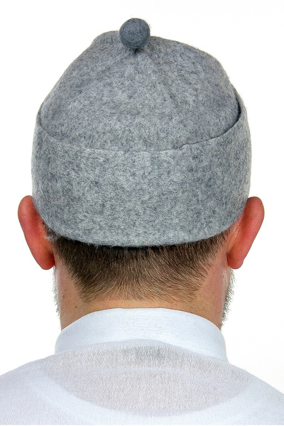 ihvan online Keçe Yün Takke Gri Renk