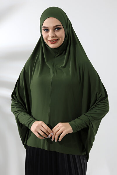 ihvan online Khaki Ready Practic Sultanhead Hijab Mâneci Pieptănat Bumbac Sou...