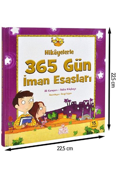 Nesil Yayınları 365 يومًا مع القصص أساسيات الإيمان كتاب تعليمي ديني -1193
