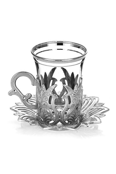 İhvan Ahsen 6-Piece Silver Tea Set