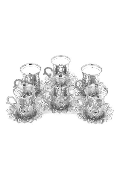 İhvan Ahsen 6-Piece Silver Tea Set