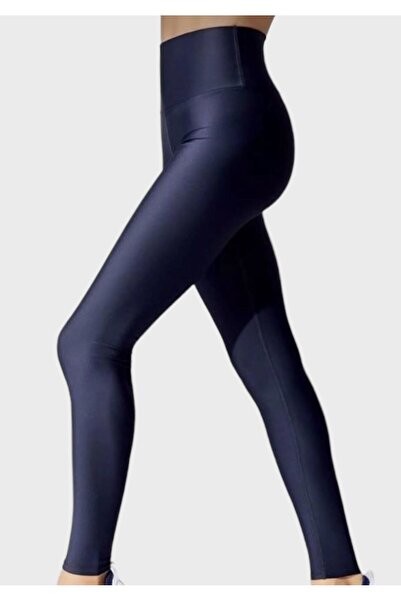 tusem butik homewear لباس ضيق عالي الخصر باللون الأزرق الداكن - ديسكو للنساء