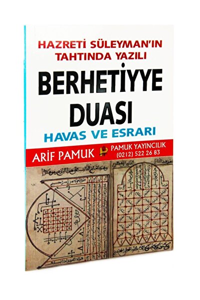 Pamuk Yayıncılık Berhetiyye Duası Havas Ve Esrarı