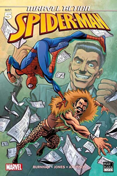 Marmara Çizgi Yayınları Marvel Action Spider-man Sayı 5