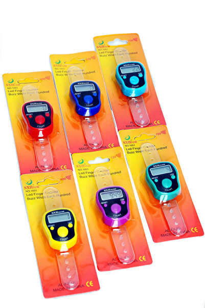 İhvan Sesli Işıklı Dijital Yüzük Zikirmatik Her 100'de Alarm Verir