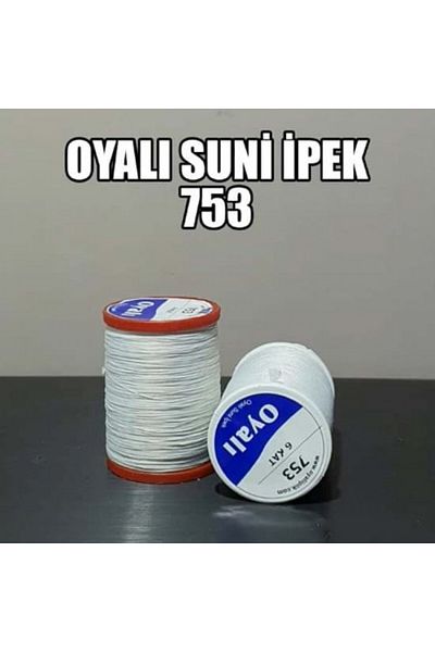 OYALI ΤΕΧΝΗΤΟ ΜΕΤΑΞΩΤΟ ΝΟ:753 - Κλωστή κεντήματος με κέντημα 4 στρώσεων