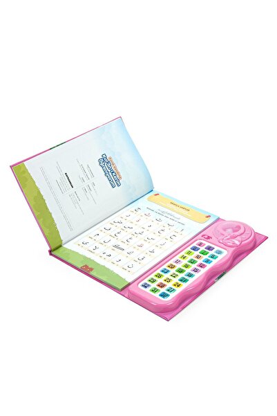 ihvan online Sesli Elif Ba Kuranı Kerim Öğreten Cihaz Seti Kitaplı Pembe