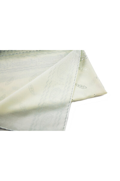 İhvan Unique Mother's Special Cylinder Boxed Set - Pearl Prayer Beads - Gilded Cut Fiber Mevlid Covered - Cream R