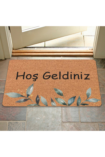 M&H Quality Modern Digital Printed - Welcome Written Mat, Non-Slip Base and Hooded Knitted Blouse