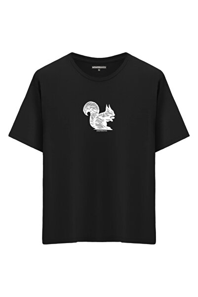 Mounte Bianca Unisex veverica - Oversize kroj T-shirt