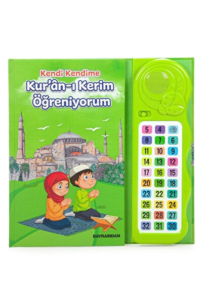 ihvan online Sesli Elif Ba Kuranı Kerim Öğreten Cihaz Seti Kitaplı Yeşil