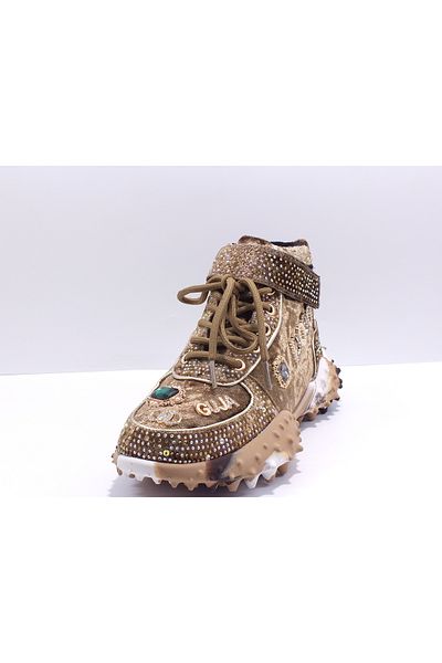 Guja 24K351 Μοντέλο Πέτρινες Λεπτομερείς Βελούδινες Μπότες - Μέγεθος 1
