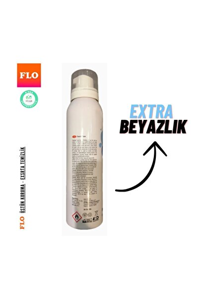 Flo Beyaz Ayakkabı Temizleme Köpüğü/Ayakkabı Temizleme/Temizlik Boyası/Beyaz Ayakkabı Temizleme