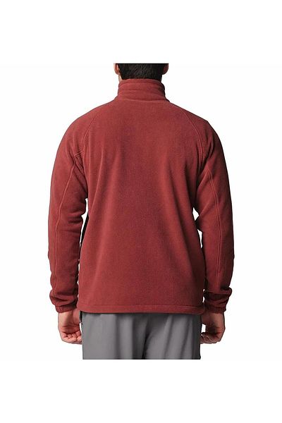 Columbia Ae3039 Fast Trek Ii Full Zip Fleece Dark Red