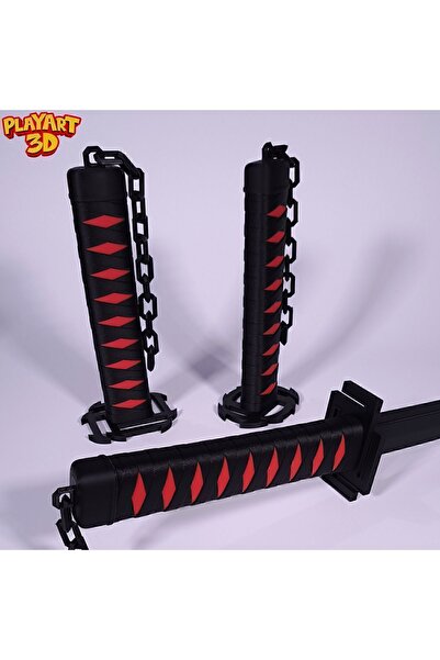 Aktel Zincirli Ichigo Katana 90cm (BOYALI ORİJİNAL)
