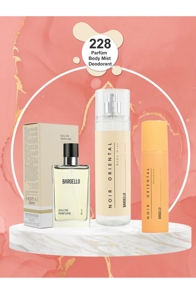 Bargello 228 KADIN PARFÜM SETİ ORİENTAL EDP+DEO+BODY MİST