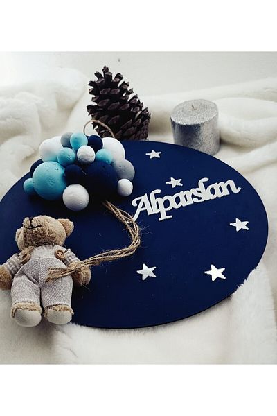 ahşap diyarı Newborn Room - Wooden Decoration