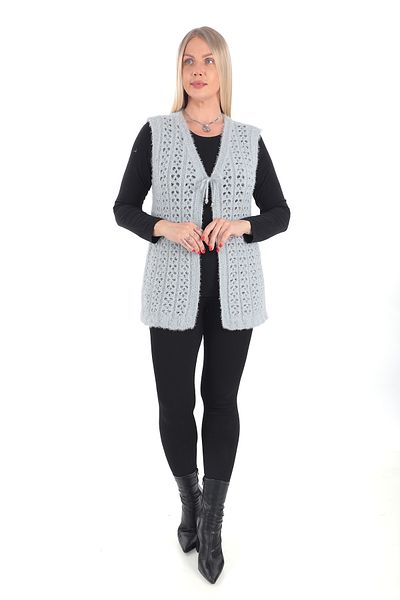 İKSUN Butterfly Model Women's Knitwear Dowry Vest