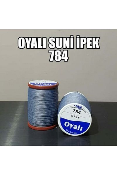 OYALI ΤΕΧΝΗΤΟ ΜΕΤΑΞΩΤΟ ΝΟ:784 - Κλωστή κεντήματος 4 στρώσεων